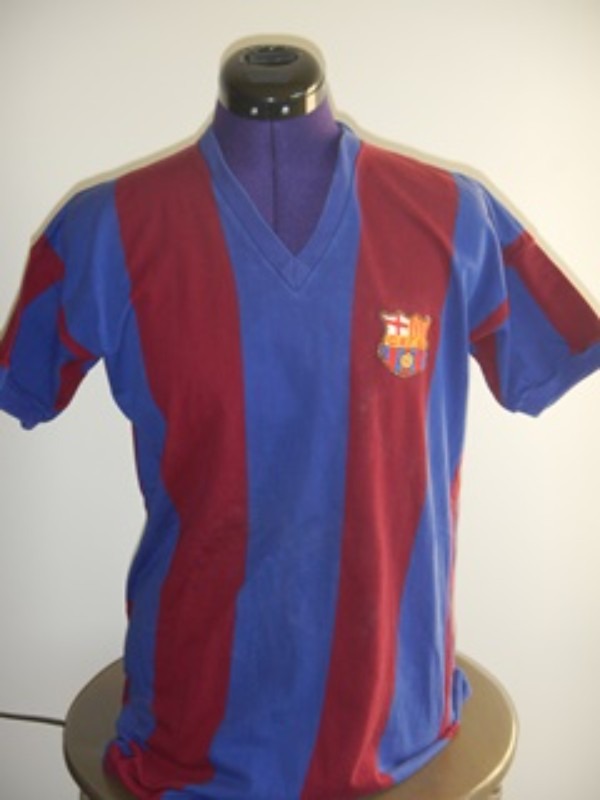 Primera equipación de Barcelona 74-75