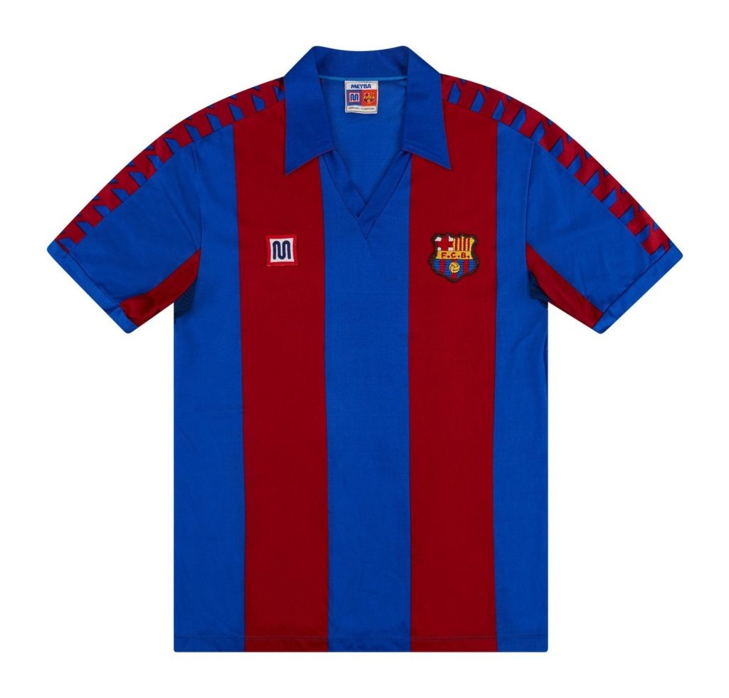 Primera equipación de Barcelona 83-84