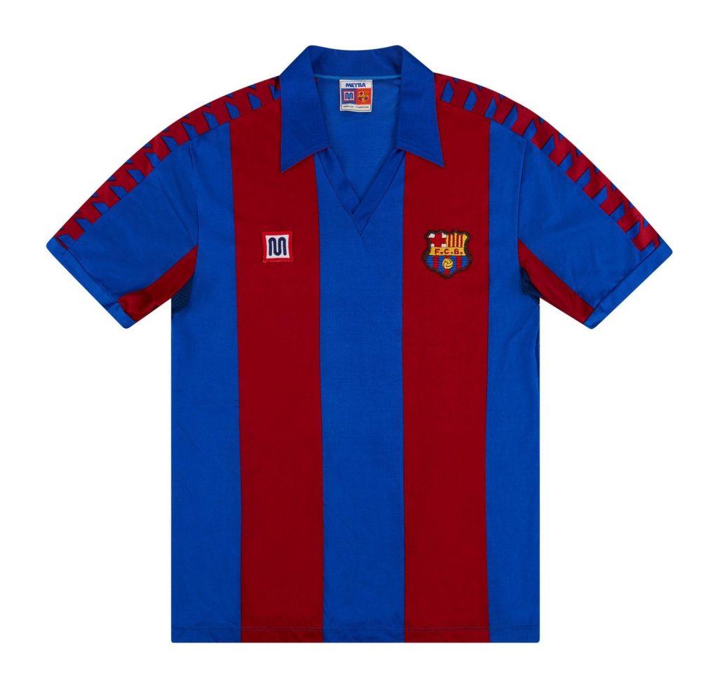 Primera equipación de Barcelona 84-85
