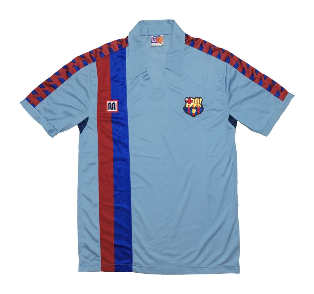 Segunda equipación de Barcelona 90-91