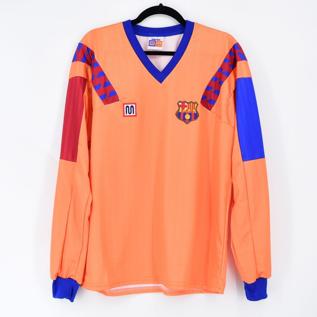 Segunda equipación de Barcelona 91-92