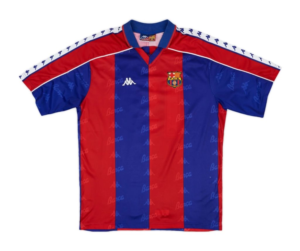 Primera equipación de Barcelona 93-94
