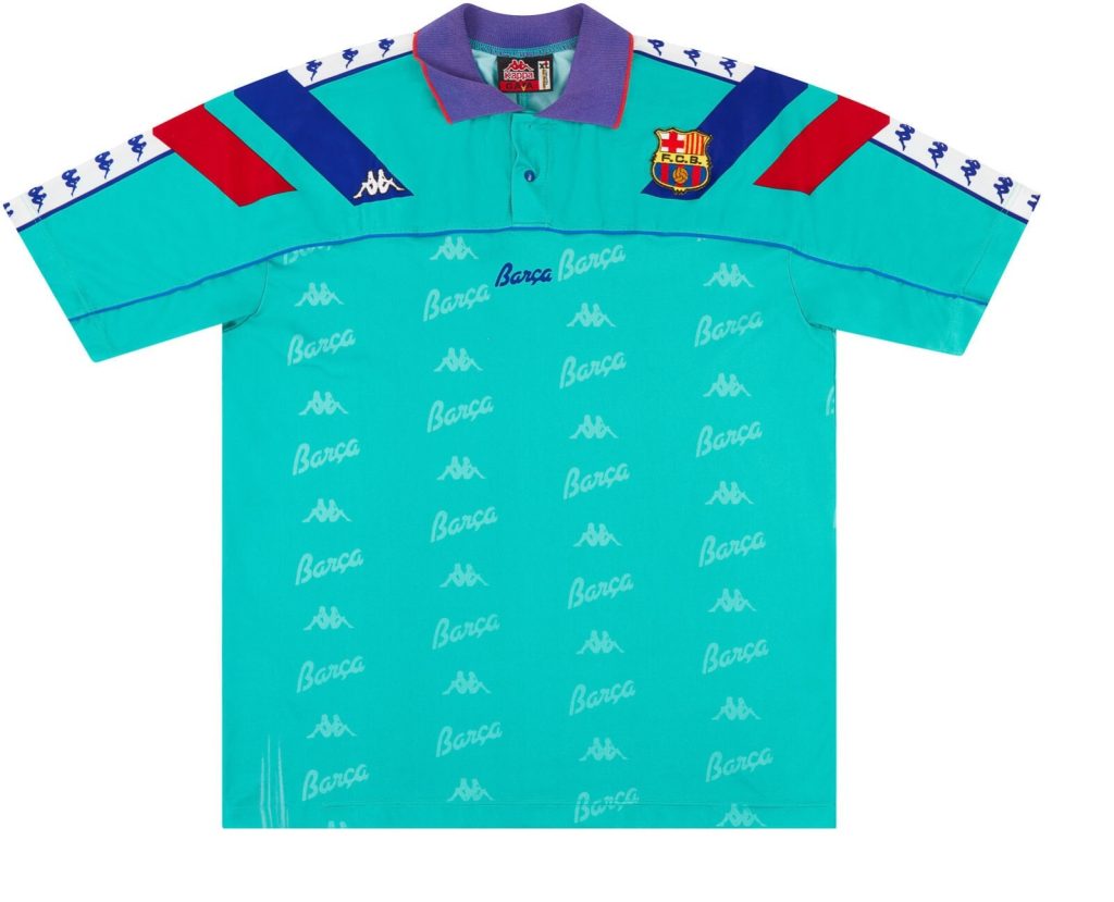 Segunda equipación de Barcelona 94-95