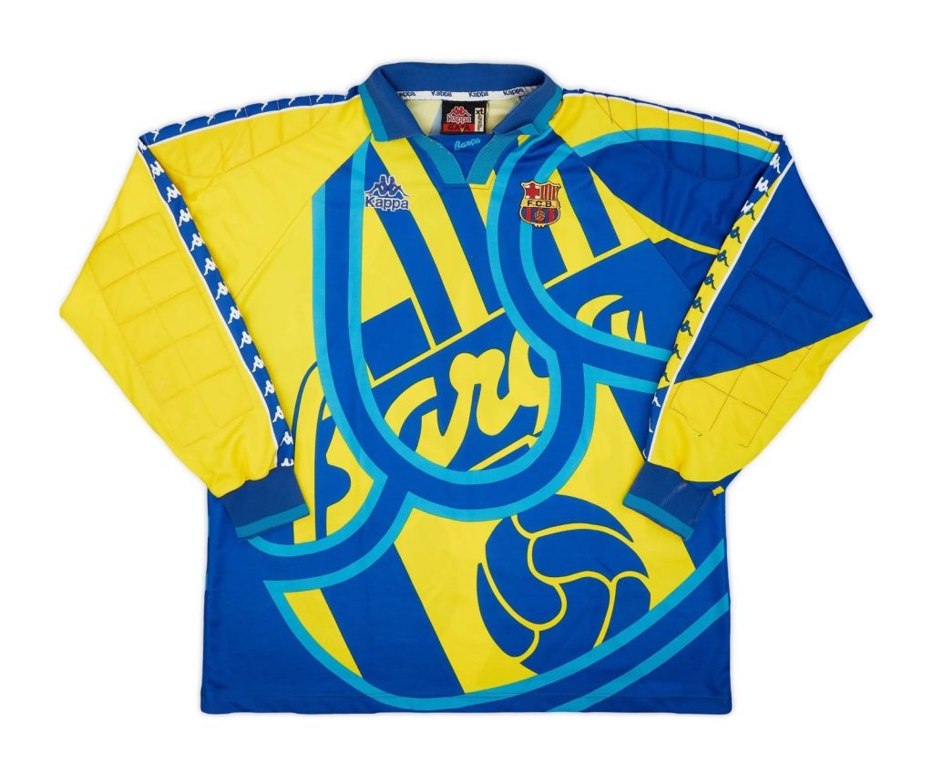 Equipación de portero de Barcelona 95-96