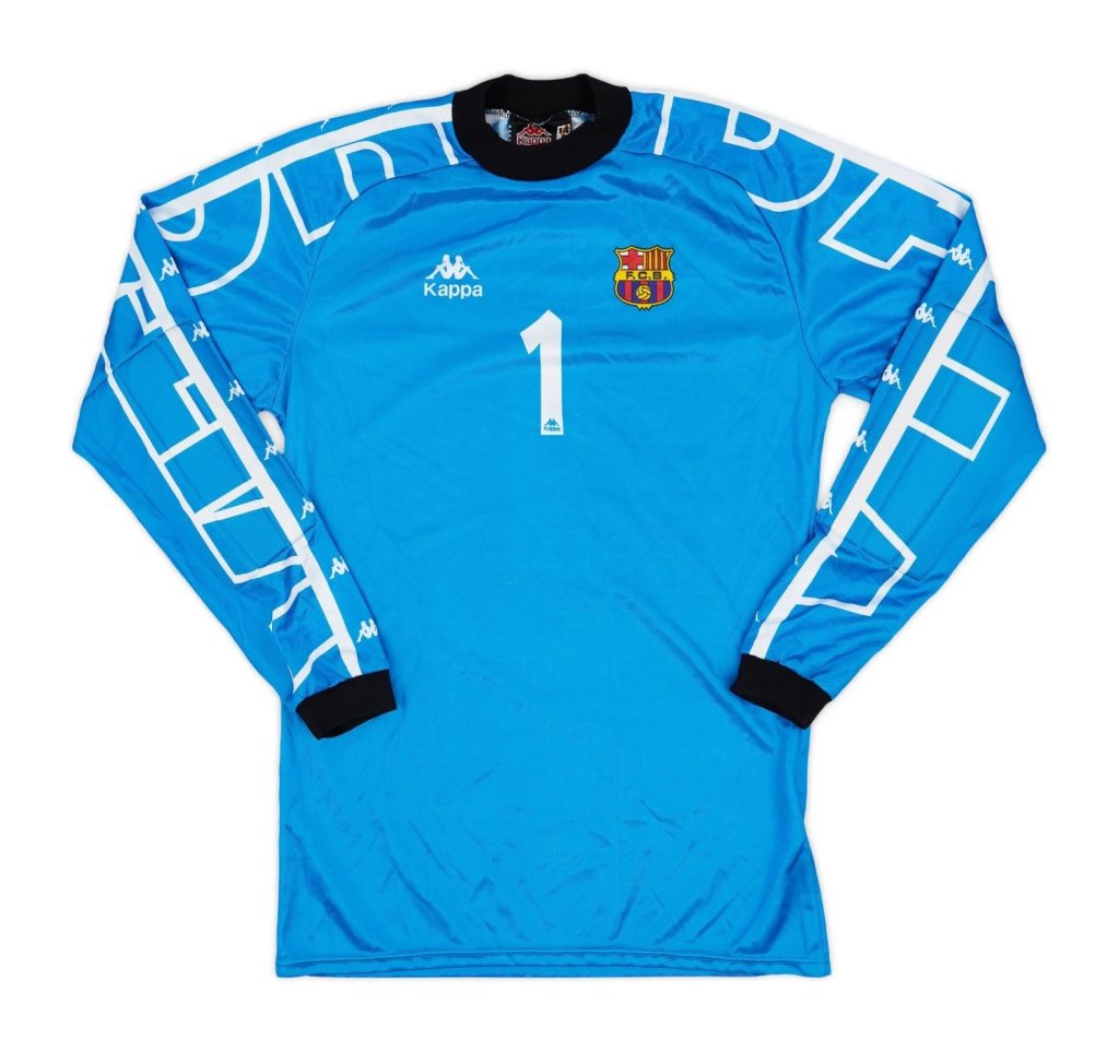 Equipación de portero de Barcelona 97-98