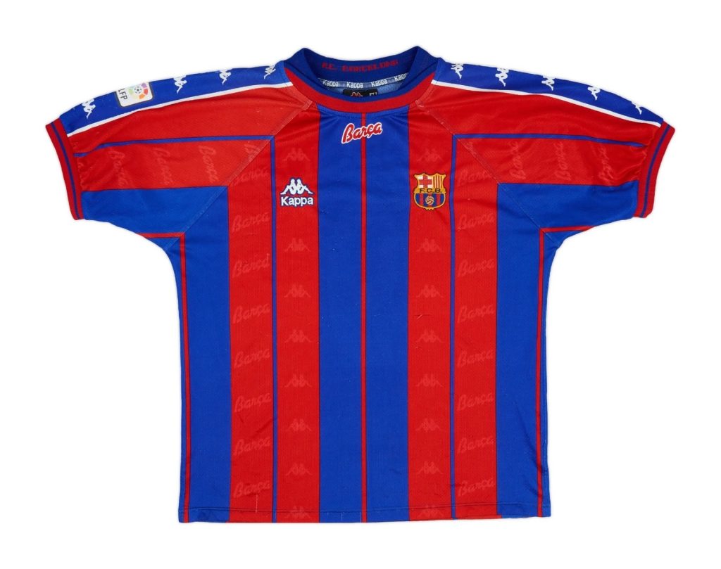 Primera equipación de Barcelona 97-98