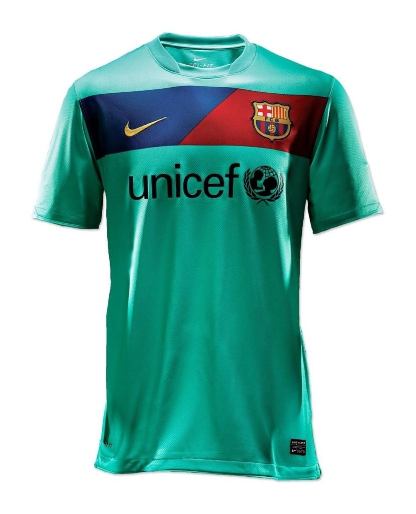 Segunda equipación de Barcelona 10-11