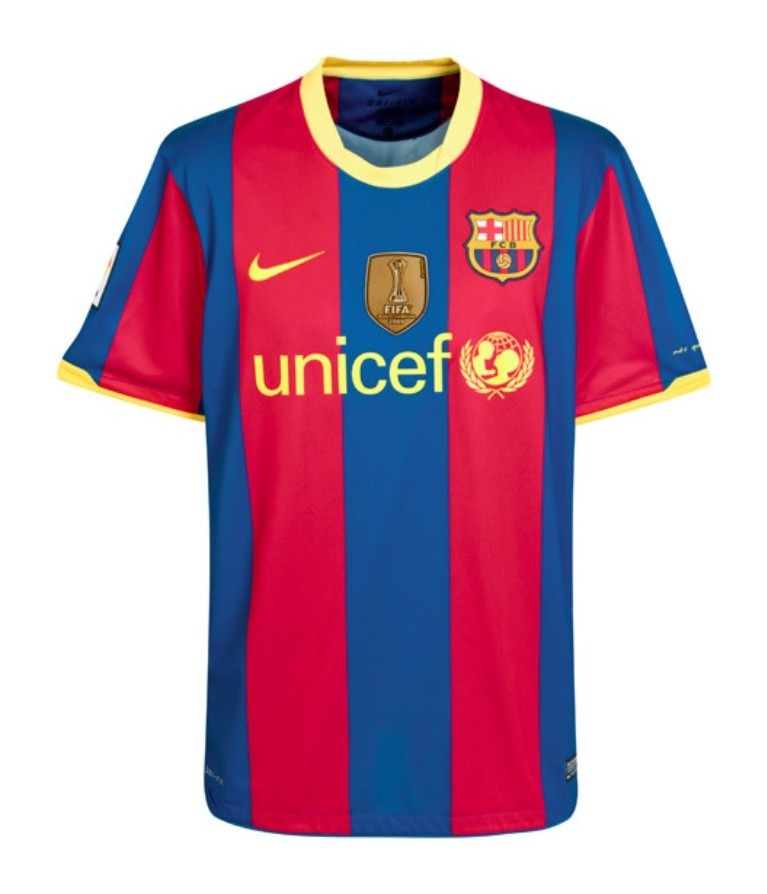 Primera equipación de Barcelona 10-11
