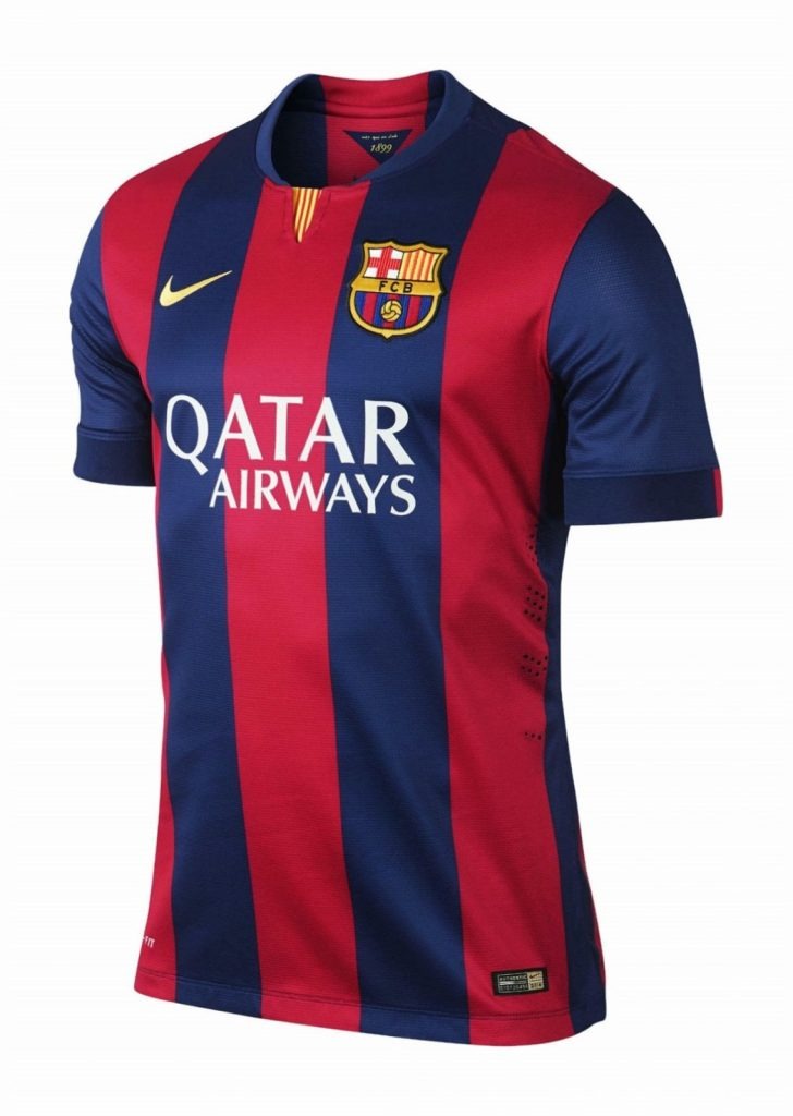 Primera equipación de Barcelona 14-15