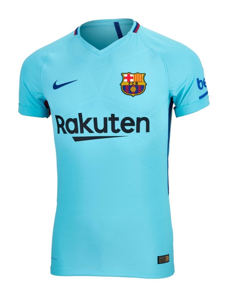 Segunda equipación de Barcelona 17-18