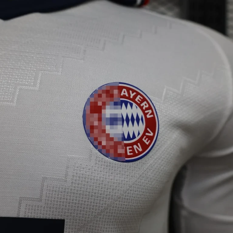 Camiseta Bayern Munich blanca 2026-2027 Manga Larga segunda equipacion versión jugador - Imagen 6