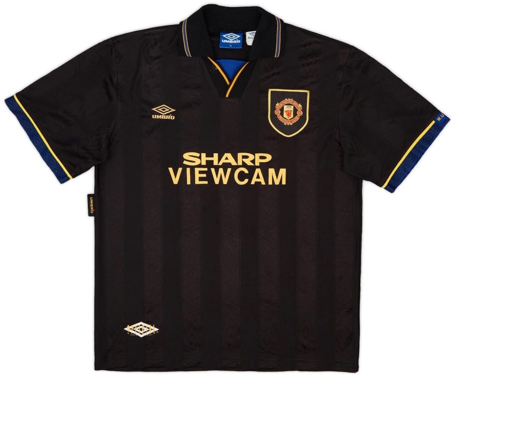 Segunda equipación de Manchester United 94-95