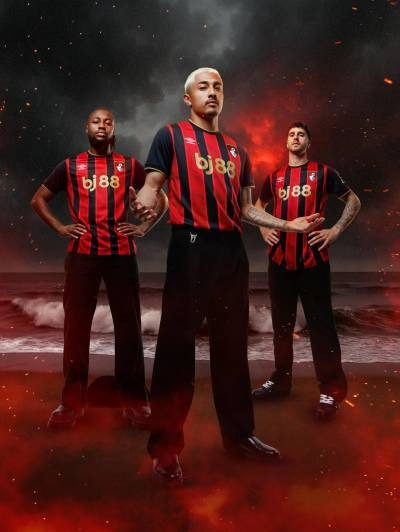 Camiseta local de Bournemouth 2025-26