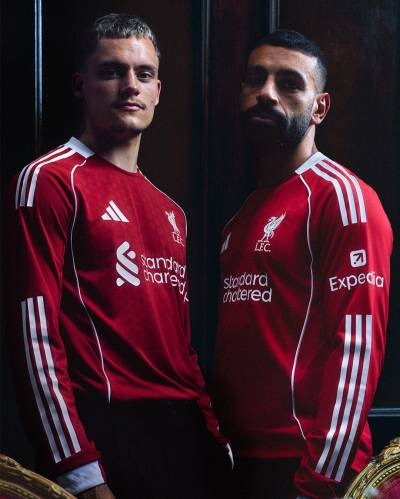 Camiseta local de Liverpool 2025-26