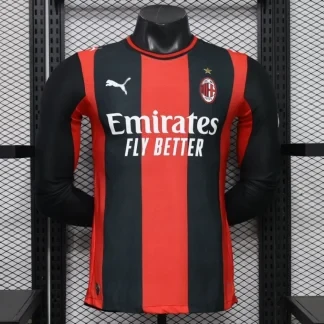 Camiseta manga larga AC Milan 2026-2027 Rafael Leao primera equipacion versión jugador