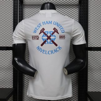 Camiseta Casual West Ham 2026-2027 Blanco Edicion especial Version Jugador