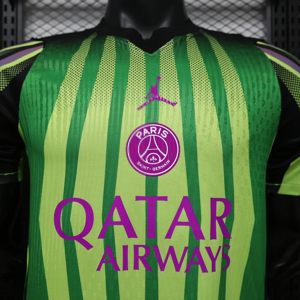 Camiseta Verde PSG 2026-2027 Jordan Edicion Especial Version Jugador - Imagen 3