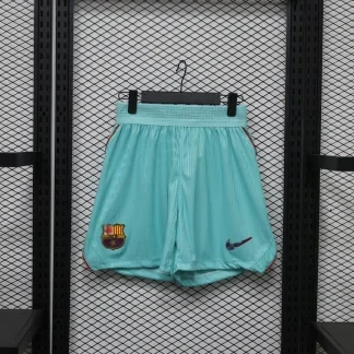 Pantalon corto FC Barcelona 2026-2027 Turquesa Tercera equipacion versión fan