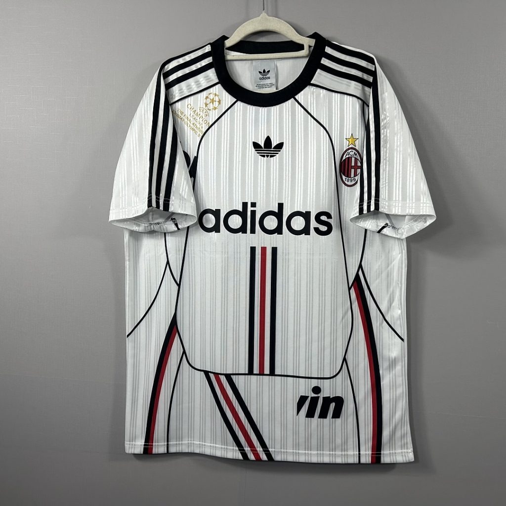 Camiseta Blanca AC Milan 2026-2027 Edicion Retro Version Fan