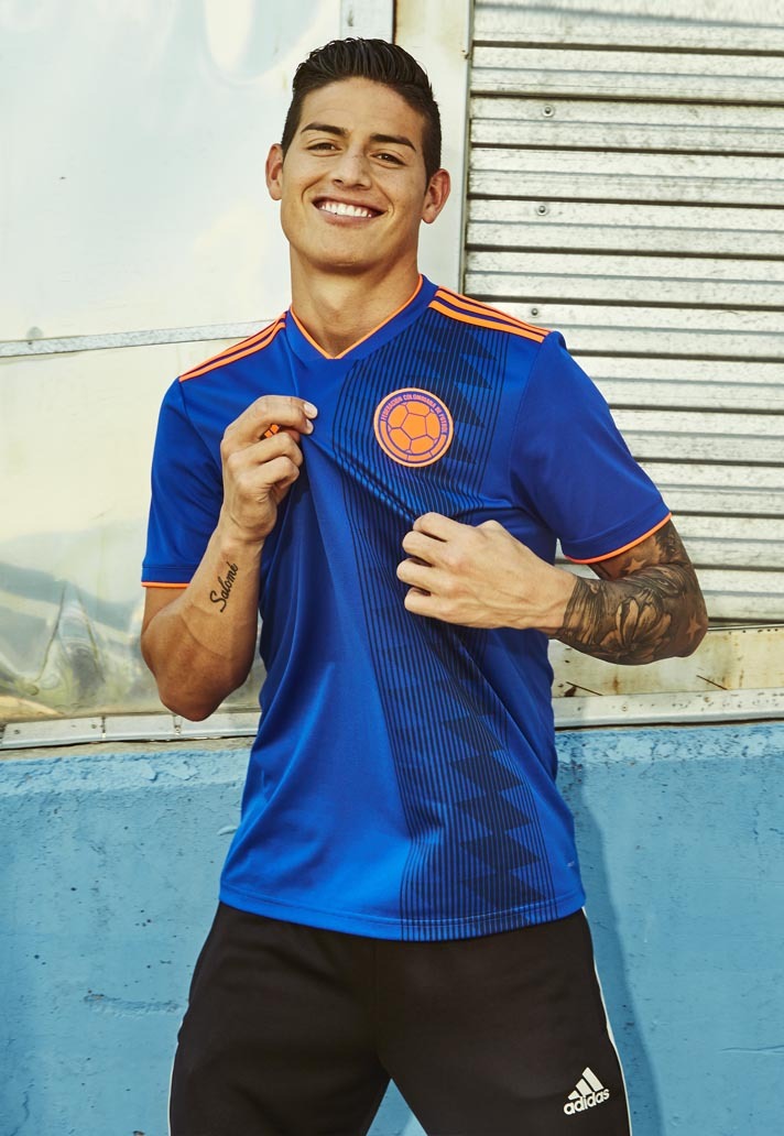 Imagen de Colombia: camiseta visitante 2018 de adidas