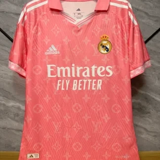 Camiseta Real Madrid 2026-2027 LV Floral Rosa Edición Especial versión Fan