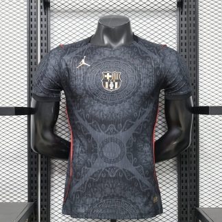 Camiseta FC Barcelona 2026-2027 Negro X jordan Edicion Epecial Version Jugador