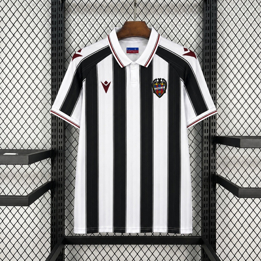 Camiseta Levante 2026-2027 Blanco/negro Seguda Equipacion Versión Fan