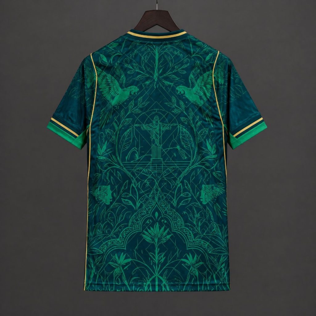 Camiseta Brasil X Jordan 2026-2027 Verde Edicion Especial Version Fan - Imagen 2