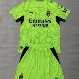 Conjunto niño verde AC Milan 2026-2027 portero tercera equipacion