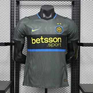 camiseta Inter Milan 2026-2027 negro tercera equipacion versión jugador