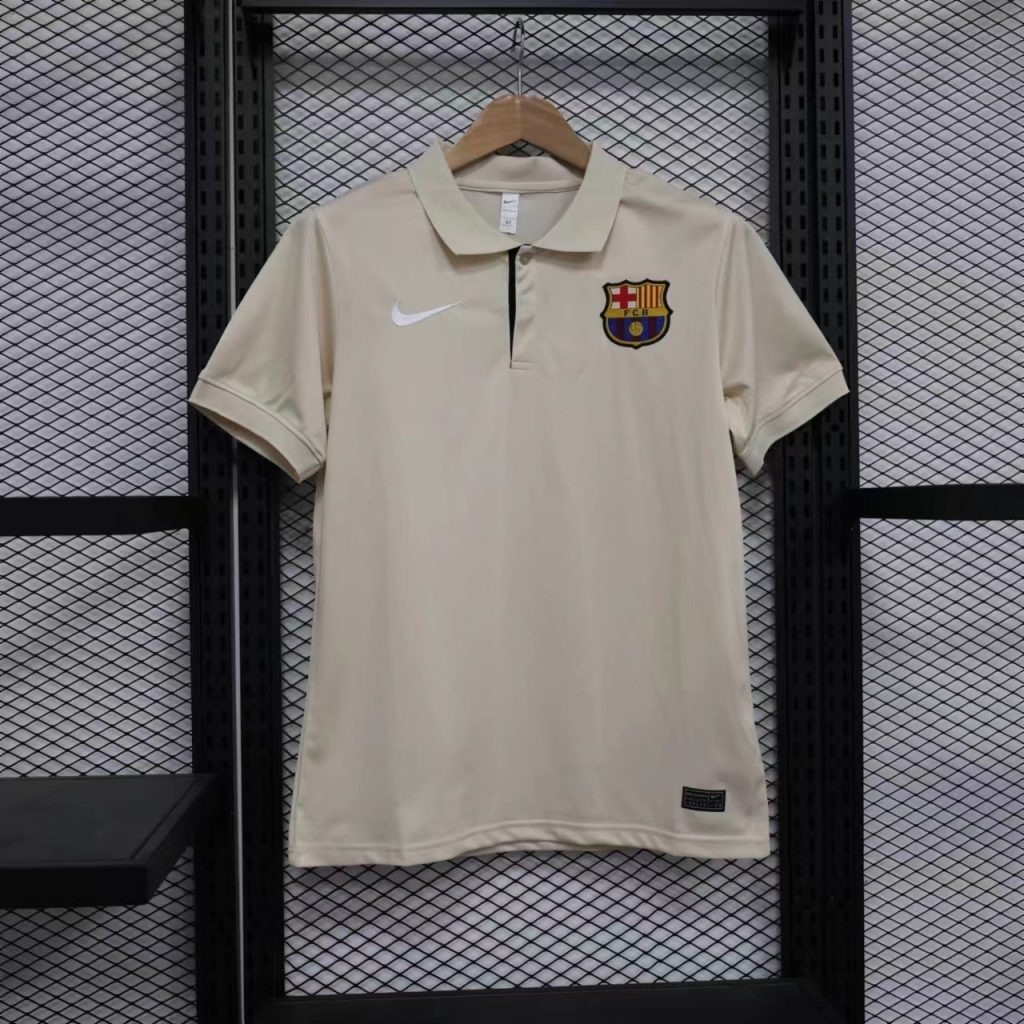 Camiseta casual FC Barcelona beige 2026-2027 edición especial