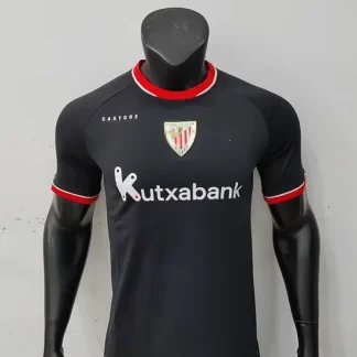 Camiseta Negra Athletic Bilbao 2026-2027 Segunda Equipacion Version Jugador