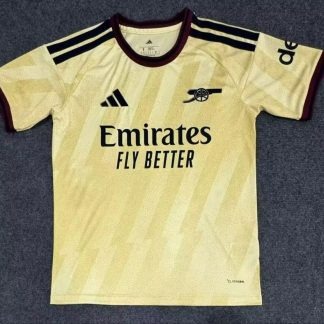 Camiseta Arsenal 2026-2027 Dorada Tercera Equipación Versión Fan