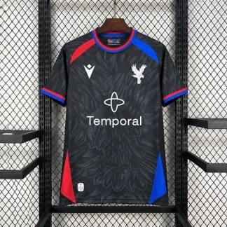 Camiseta Crystal Palace 2026-2027 negra segunda equipacion versión fan
