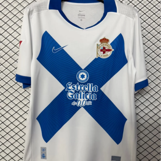 Camiseta Deportivo la Coruna blanca 2026-2027 tercera equipacion versión fan