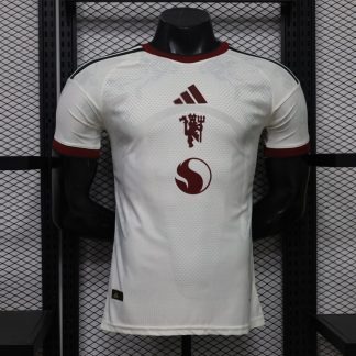 Camiseta Manchester United 2026-2027 Blanco Tercera Equipacion Versión Jugador