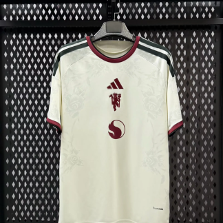 Camiseta Manchester United Blanco 2026-2027 Tercera Equipacion Versión Fan