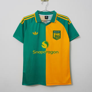 Camiseta Manchester United Verde/Amarillo 2026-2027 Edicion Aniversario Version Fan