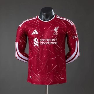 Camiseta Manga Larga Liverpool Szoboszlai 2026-2027 Primera Equipacion Versión Jugador