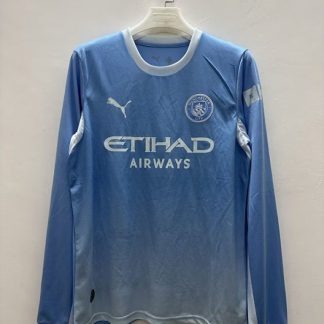 Camiseta Manga Larga Manchester City Erling Haaland 2026-2027 Primera Equipacion Versión Fan