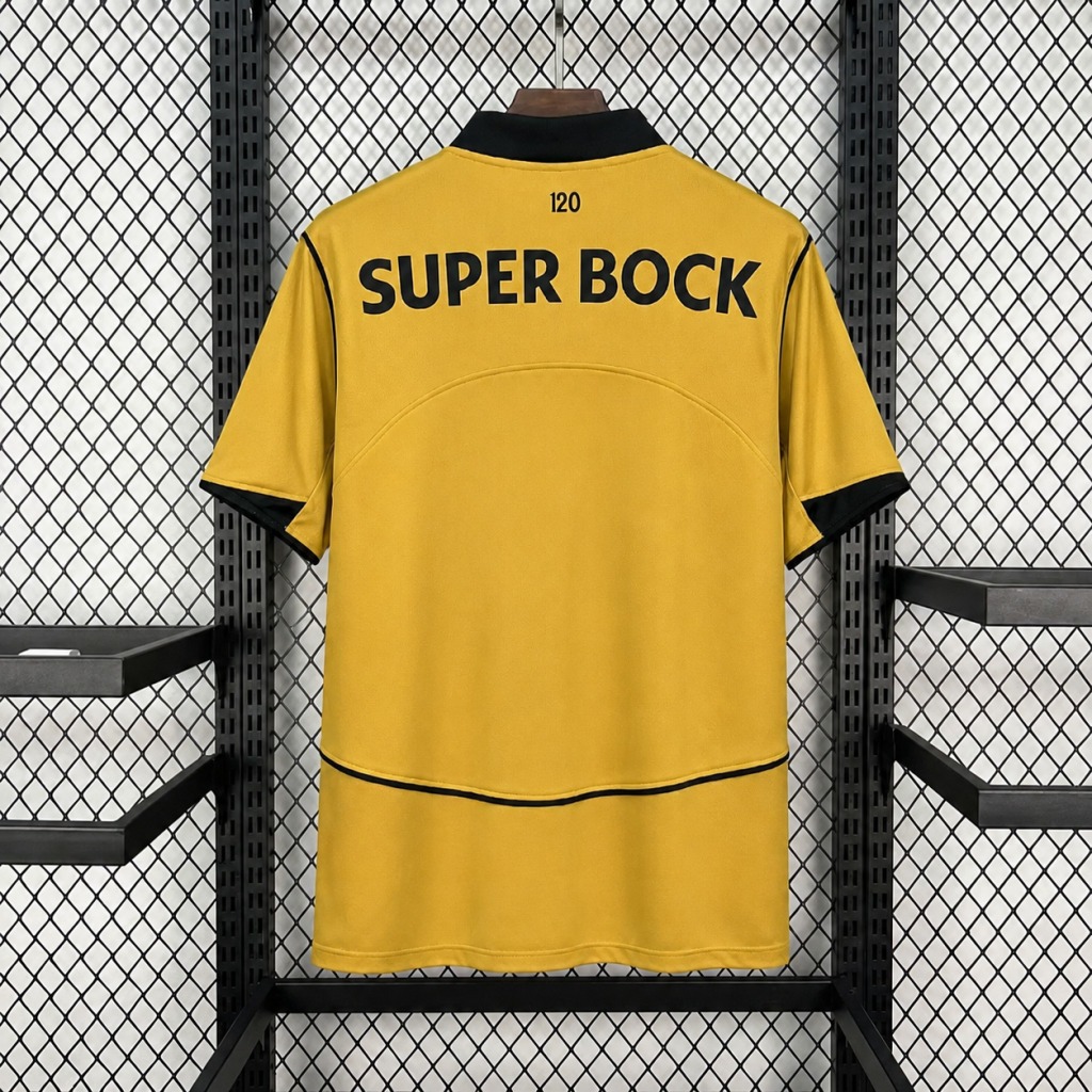 Camiseta dorada Sporting Lisboa 2026-2027 segunda equipacion versión fan - Imagen 2