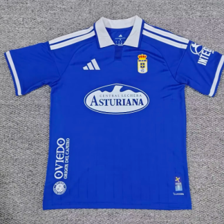 Camiseta primera equipacion Real Oviedo 2026-2027 azul versión fan