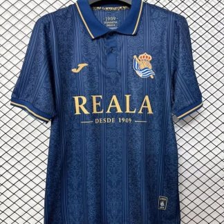 Camiseta retro Real Sociedad Azul 2026-2027 edición especial versión fan