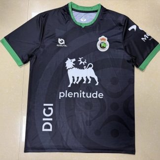 Camiseta tercera equipacion Racing Santander 2026-2027 negro version fan
