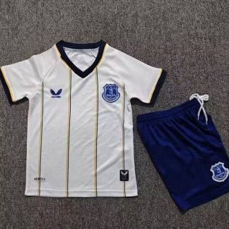 Conjunto Niño Everton Blanco 2026-2027 Segunda Equipacion