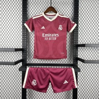 Conjunto niño Real Madrid rosa 2026-2027 tercera equipacion