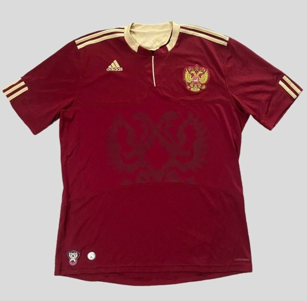 Primera equipación de Rusia 2009