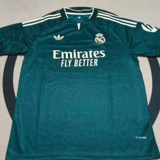 Camiseta segunda equipacion Real Madrid 2026-2027 verde versión Fan