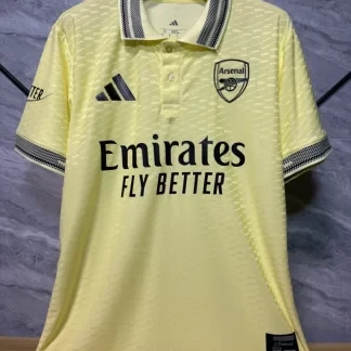Camiseta Casual Arsenal 2026-2027 Amarillo Edicion Especial Versión Fan