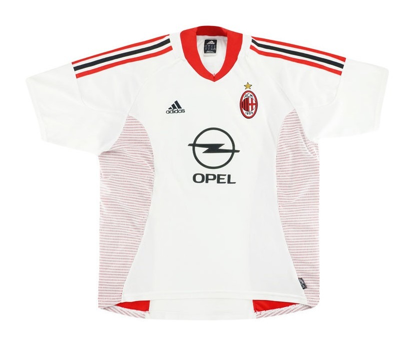 Segunda equipación de AC Milan 02-03